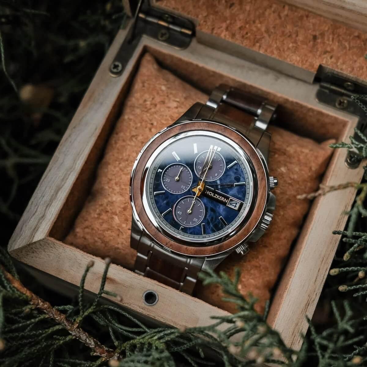 HOLZKERN | Koh Mak Sundown Herren Solar Chronograph